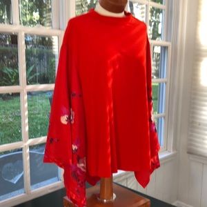 NEW Free People blouse. Size L, fire orange,